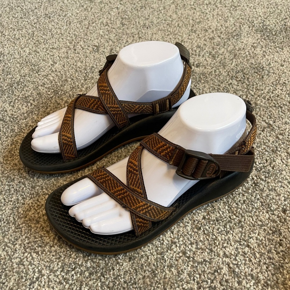 Chaco Z Cloud 2 Classic Sandal Water Trail Hiking Beach Women 5 Orange Brown